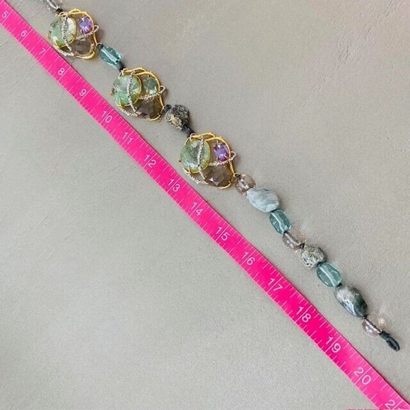 NWOT $1,025 Alexis Bittar Elements Maldivian Crystal Vine Statement Necklace - Picture 12 of 12